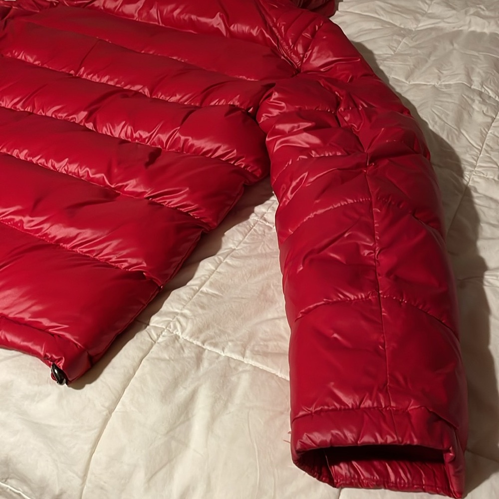 GUESS Red Puffer Jacket - Picture 3 of 8